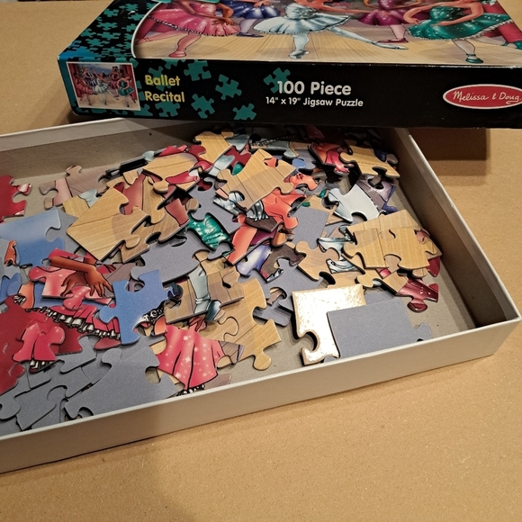Melissa & Doug Ballet Recital 100 piece puzzle - Picture 2 of 4